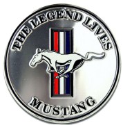 mustang silvver rund